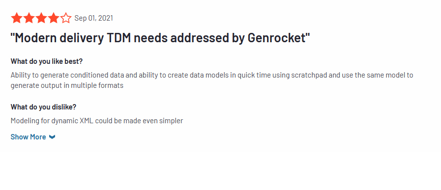 GenRocket Test Data Management