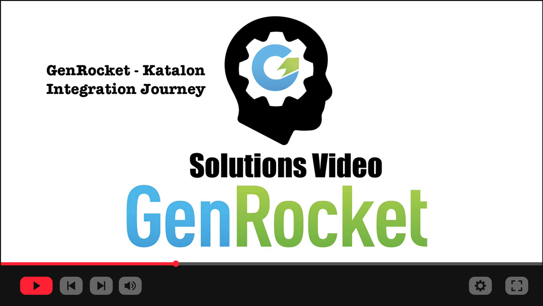 GenRocket -Katalon Integration