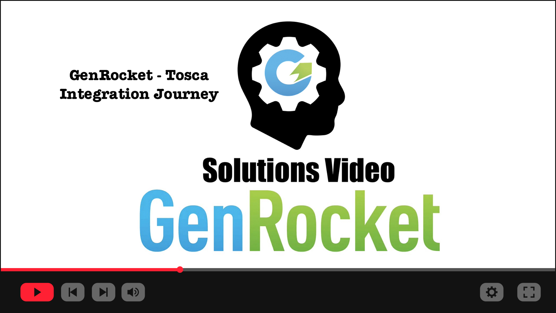 GenRocket - Tosca Integration