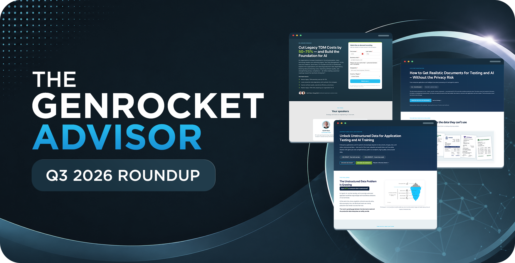 GenRocket Q3 RoundUp 2026